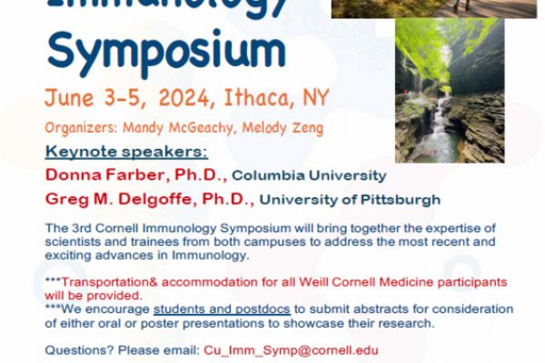 Cornell Immunology Symposium — June 3-5, 2024
