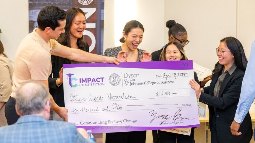 Dyson students do business for the greater good