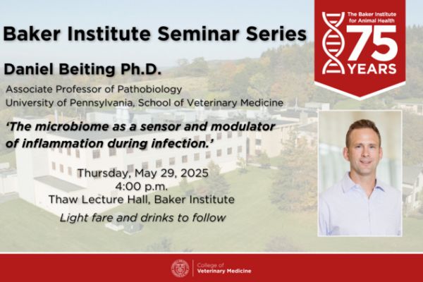 Baker Institute Seminar Series – Dr. Daniel Beiting