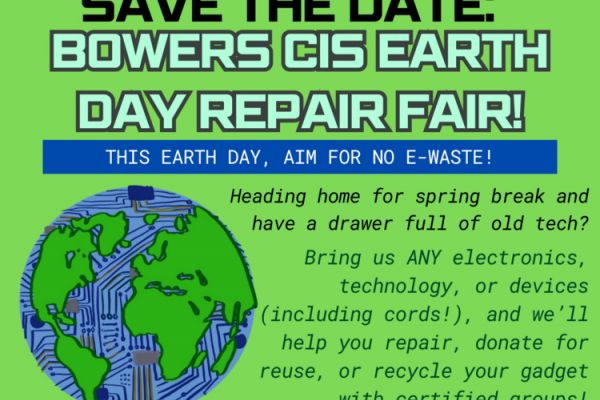 Bowers CIS Earth Day Repair Fair