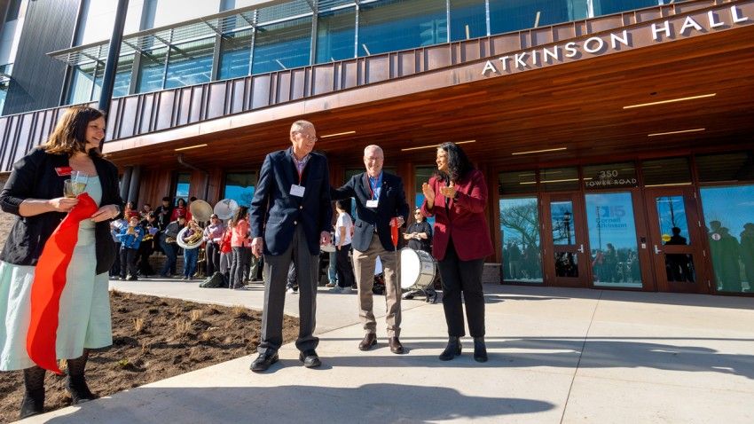 Atkinson Hall opens as a hub for research, collaboration