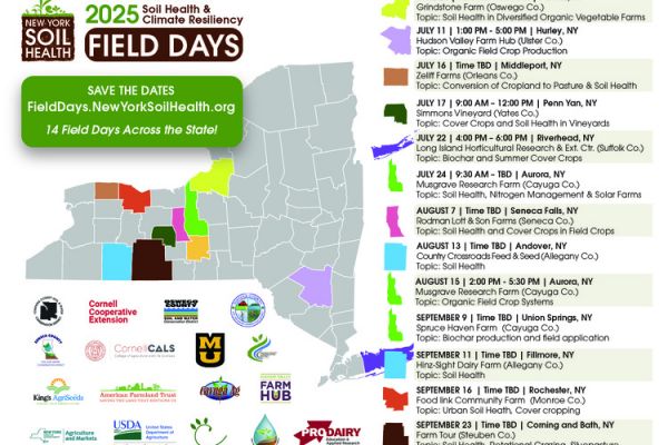 2025 New York Soil Health and Climate Resiliency Field Day Series